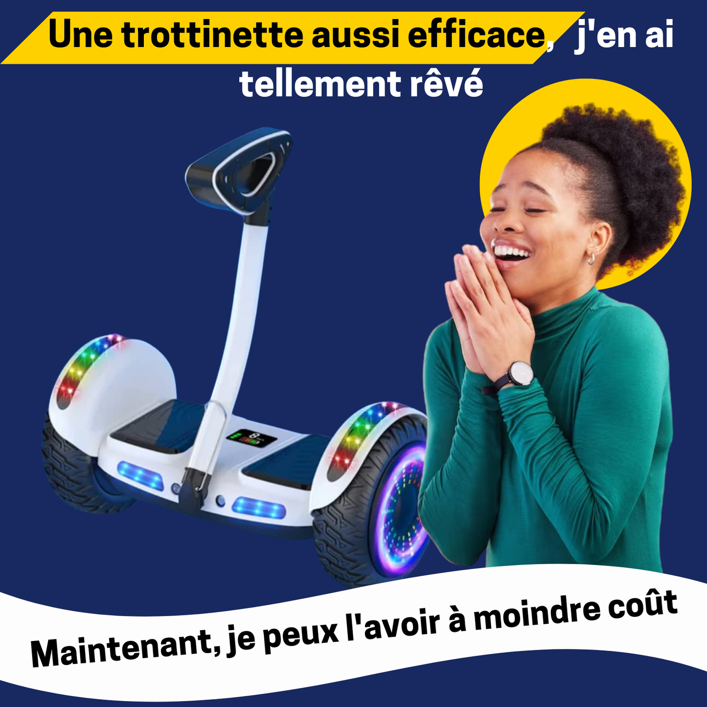 TROTINETTE électrique - L'Avenir Est Sous Tes Pieds, Le Transport Qui Est un Spectacle