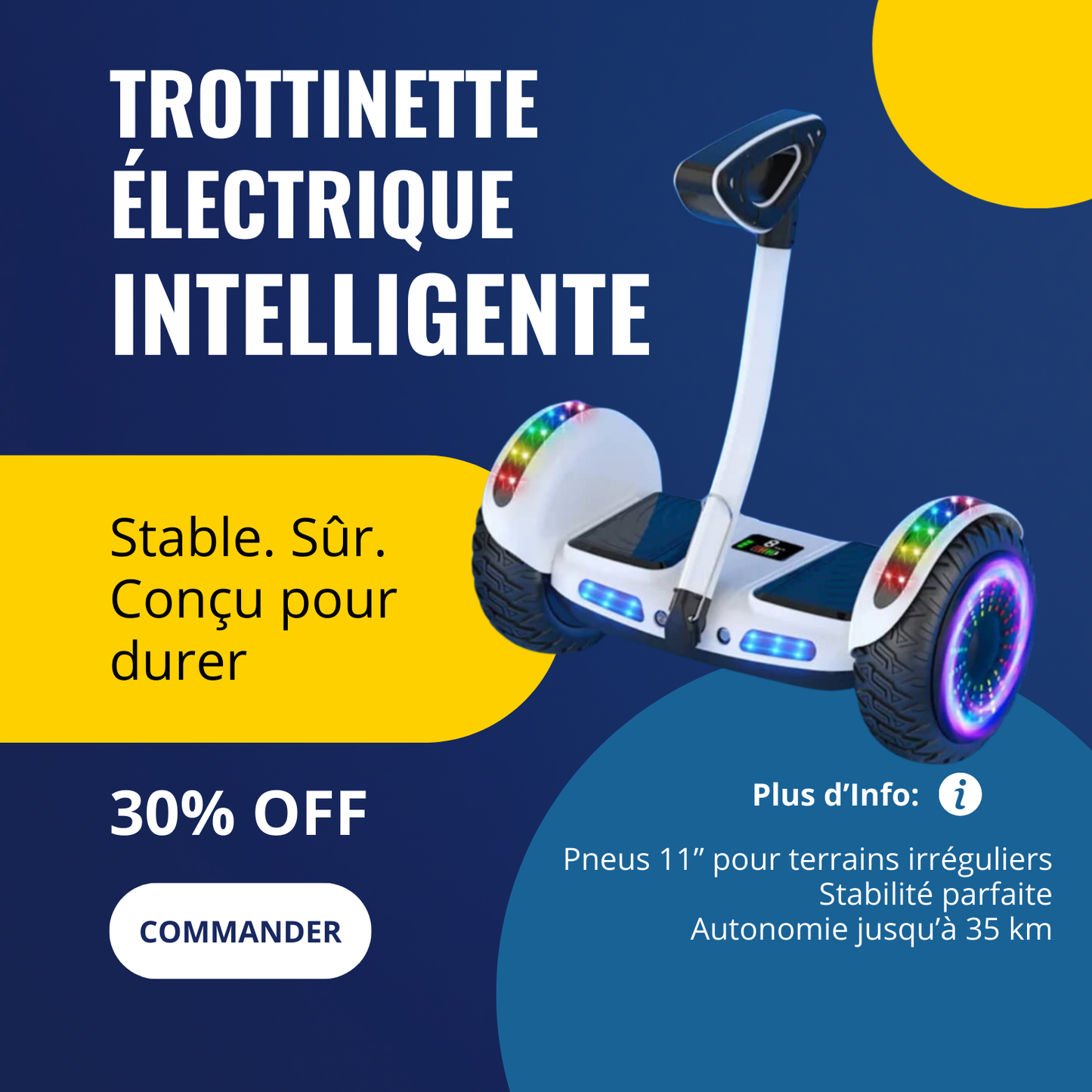 TROTINETTE électrique - L'Avenir Est Sous Tes Pieds, Le Transport Qui Est un Spectacle