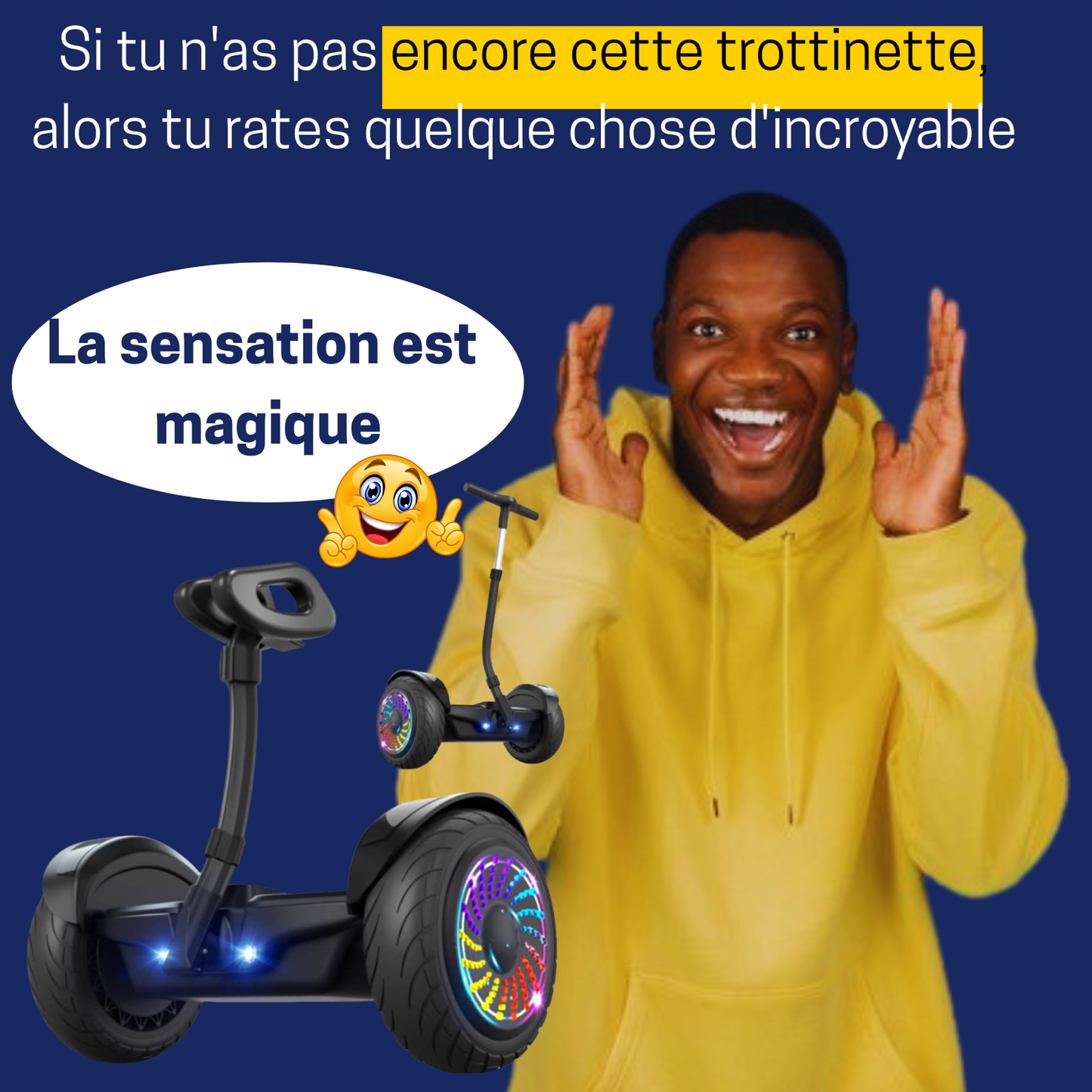 TROTINETTE électrique - L'Avenir Est Sous Tes Pieds, Le Transport Qui Est un Spectacle