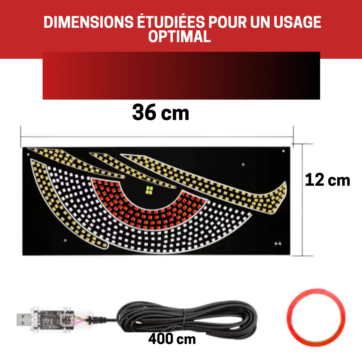 🚗 Le Regard Qui Hypnotise la Route : Yeux Clignotants Lumineux pour Véhicules